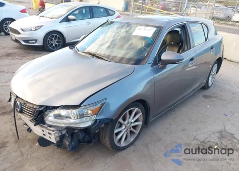 2013 Lexus Ct 200H z USA, uszkodzony, nr VIN JTHKD5BH0D2134206